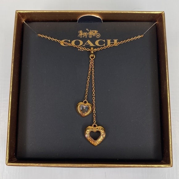 𝅺coach Open Circle Heart Jewelry Set - Picture 3 of 9
